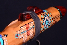 Cherry Native American Flute, Minor, Low E-4, #H49J (1)